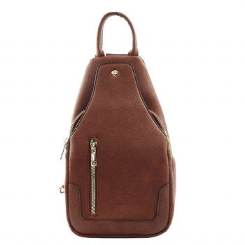 Fashionable faux leather sling bag