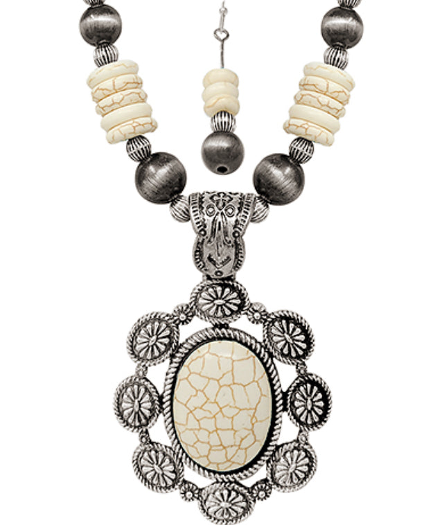Western Stone Necklace Set