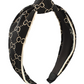 Circle & Dot Link Print Headband