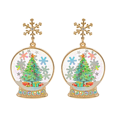 Snow Globe Earrings