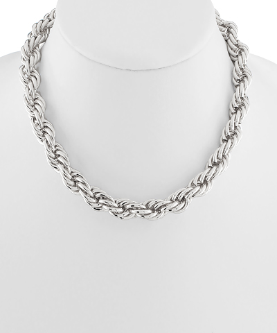 Twisted Bold Chain Choker