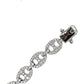 Design 925 Sterling Silver Rhodium Plated with CZ Bracelet.