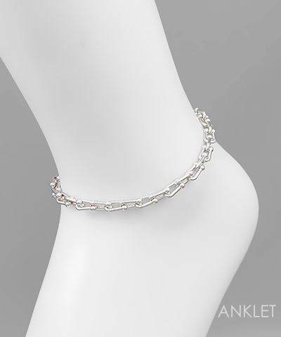 Ball U Chain Anklet