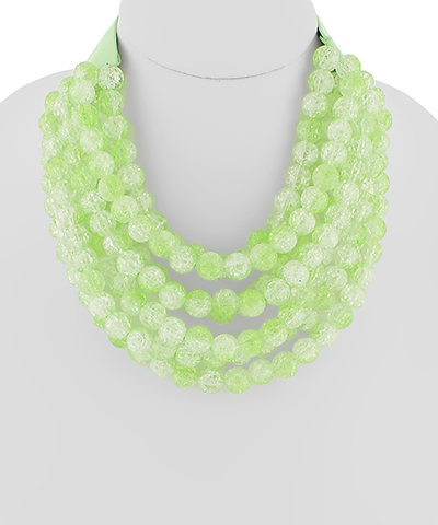 Multi Strand Bead Necklace