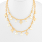 Cross & Pearl Layered Necklace