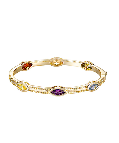 CZ Marquise Station Bracelet