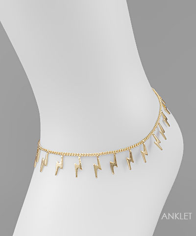 Lightning Charms Anklet