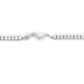 925 Sterling Silver Tennis Bracelet with Snake Design