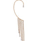 Wire CZ Tassel Ear Cuff