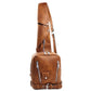 Faux Leather Sling Backpack