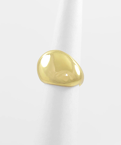 Curve Bold Metal Ring