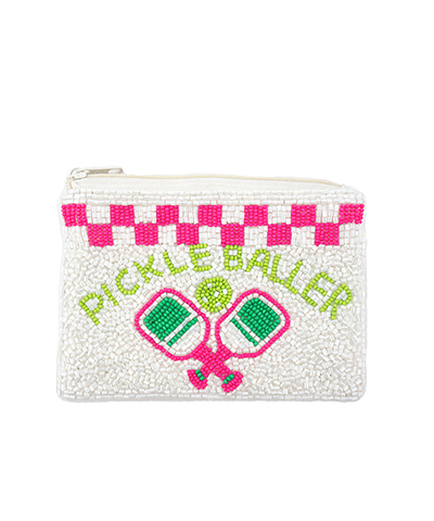 PICKLE BALLER" Coin Pouch