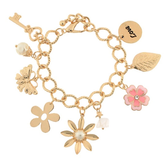 Flower & Mullti Style Crarm Bracelet