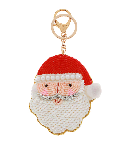 Christmas Santa Key Chain