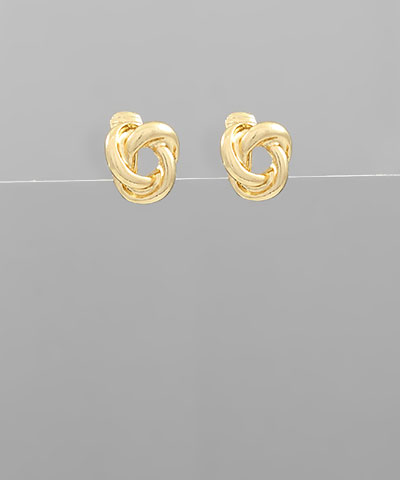 Knot Clip Earrings