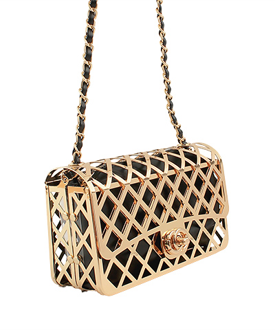 Metal Cage Shoulder Bag