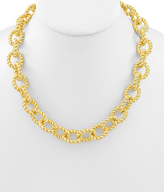 Rope Texture Chain Necklace