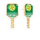 Epoxy Pickleball Paddle Earrings