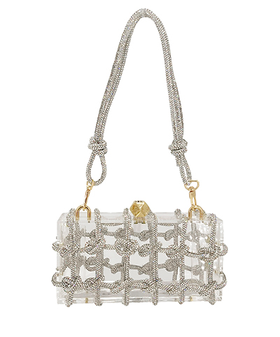 Crystal Chain & Clear Hardcase Clutch