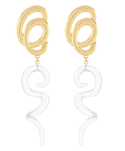 Spiral Drop Earrings