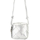 Square Woven Leather Crossbody