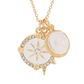 Starburst & Pearl Pendant Necklace