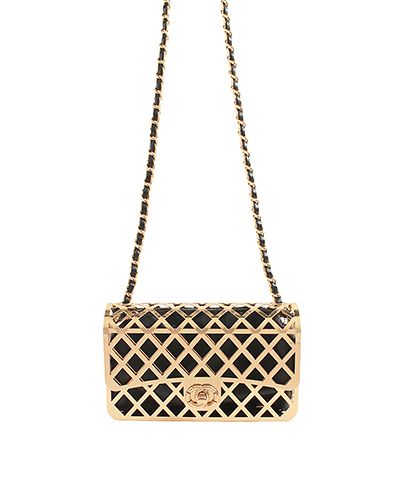 Metal Cage Shoulder Bag