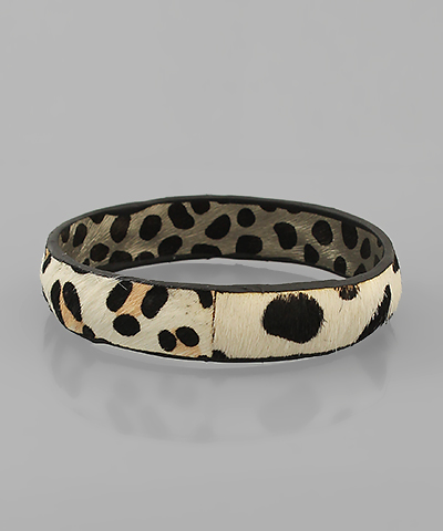 Leopard & Cheetah Bangle Bracelet