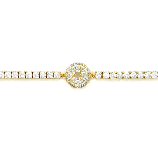 Tennis Bracelet with design