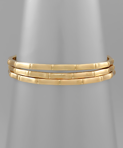 3 Row Bamboo Bangle