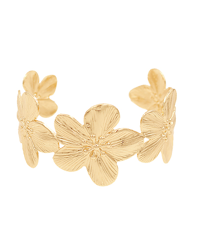 Flower Textured Cuff