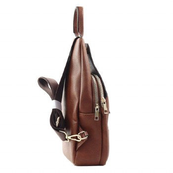 Fashionable faux leather sling bag