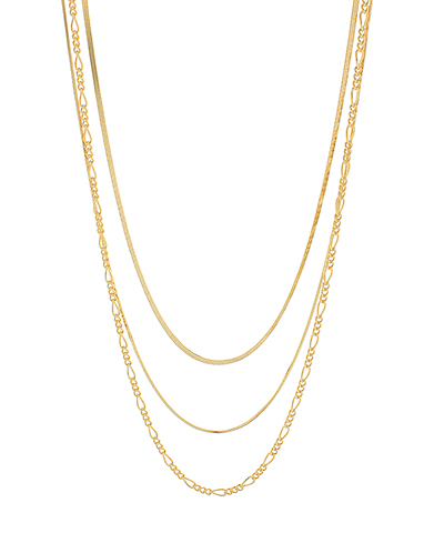 Snake Chain Triple Layer Necklace