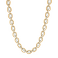 Double Oval Chain Necklace