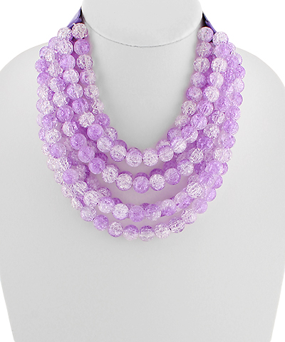 Multi Strand Bead Necklace