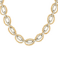 Double Oval Chain Necklace