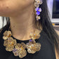 Filigree Flower Jewelry Set – Earrings &Necklace