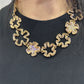 Outline Flower Statement Jewelry Set