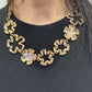 Outline Flower Statement Jewelry Set