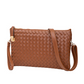 Woven Leather Crossbody