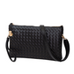 Woven Leather Crossbody