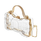 Bow Shape Clear Acrylic Clutch