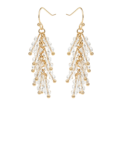 Linear Cluster Drop Earrings