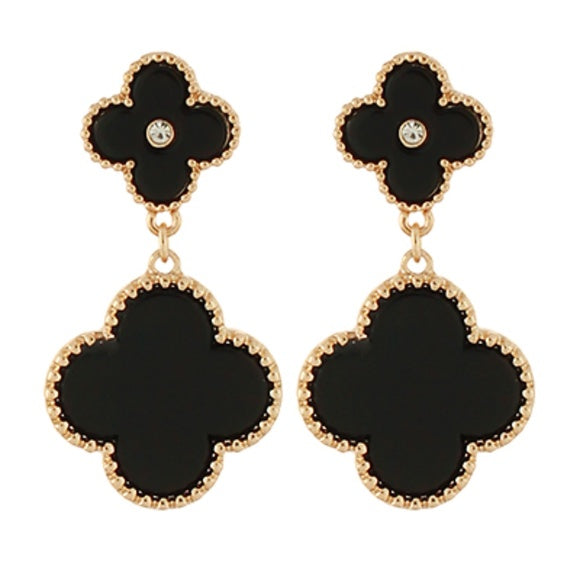 Clover Drop Earrings