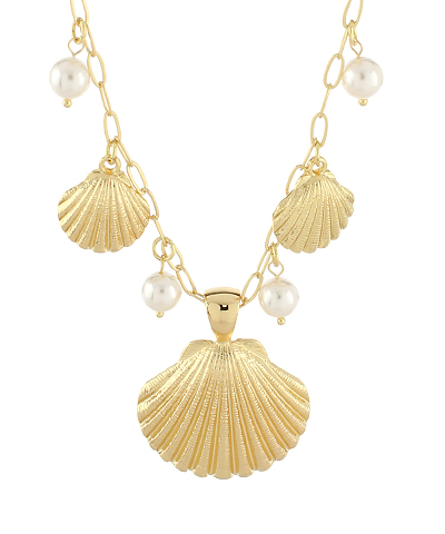 Sea Shell & Pearl Necklace