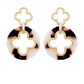 Clover Acetate 2 Drop Earrings