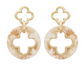 Clover Acetate 2 Drop Earrings