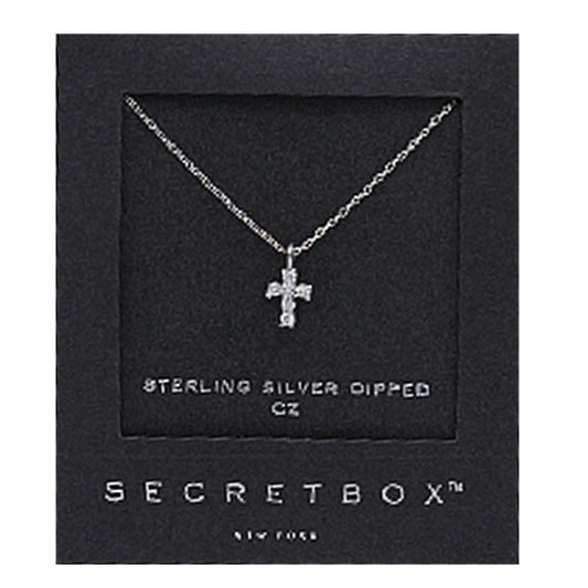 CZ Cross Necklace