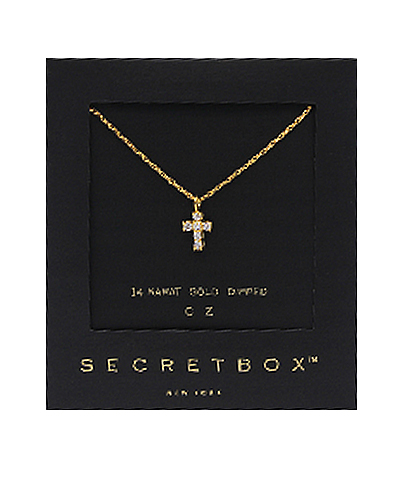 CZ Cross Necklace