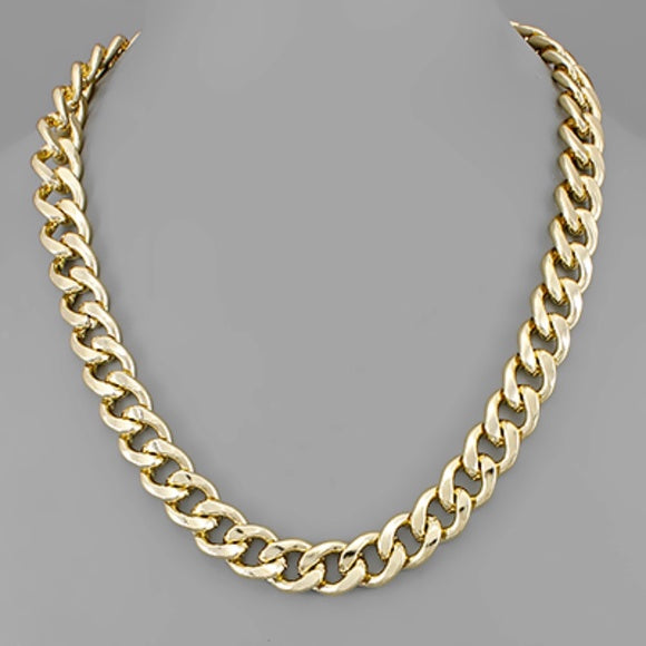 24” Long Chunky Chain Necklace